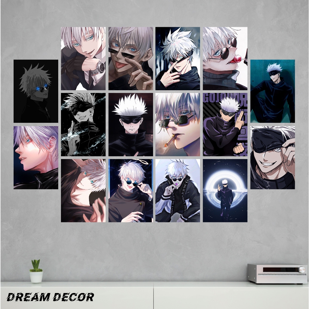 Poster Dinding Anime Anime Aesthetic [DD34] Ukuran A4 A5 A6 Isi 16 PCS Poster Anime Hiasan dinding K