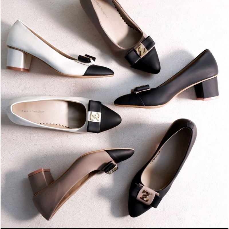 ZEFA SHOES BY ZASKIA SUNGKAR SIAP KIRIM (Shopee Video)