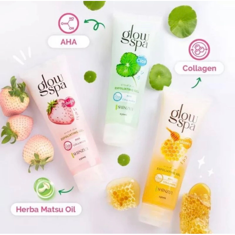 shinzui glow spa exfoliating gel