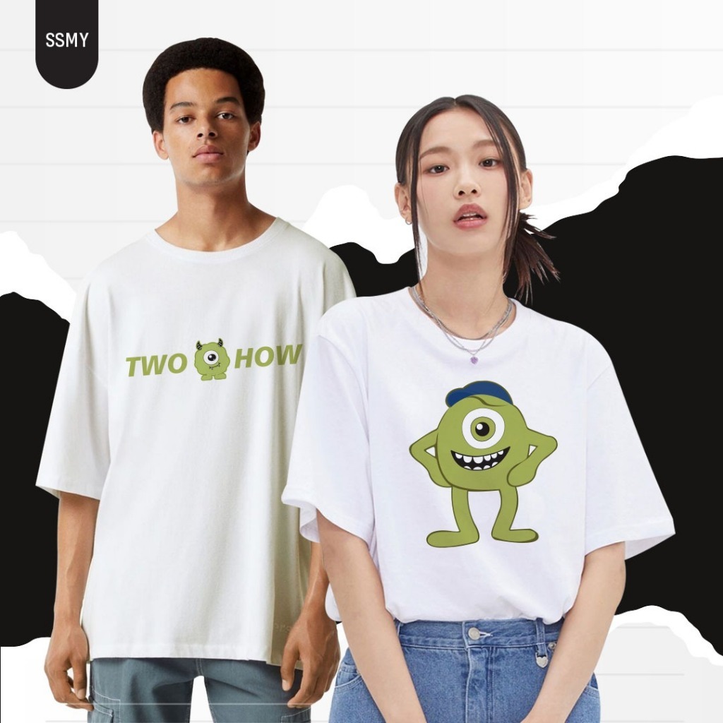 DT220 BAJU COUPLE T-SHIRT FASHION PRINTING HEABEY KATUN 100% IMPORTIR KOREA OVERSIZE NORMAL STYLE
