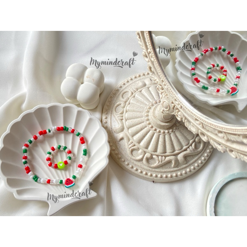 GELANG SEMANGKA | GELANG KOREA SEMANGKA VIRAL