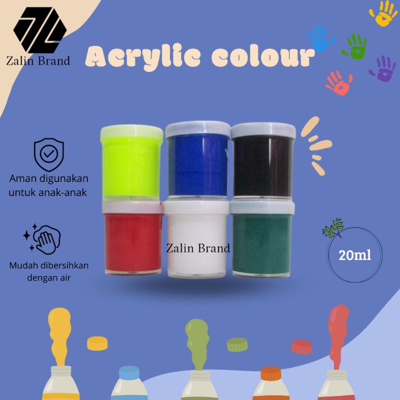 

Cat Akrilik Kanvas Lukis Canvas Paint Acrylic Colour 20ml