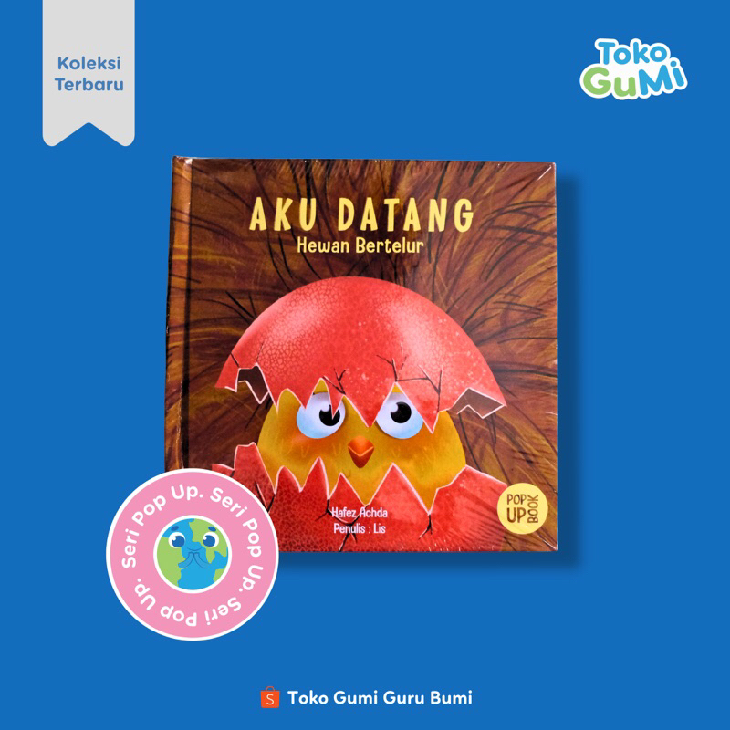 Buku Pop Up: Aku Datang Hewan Bertelur
