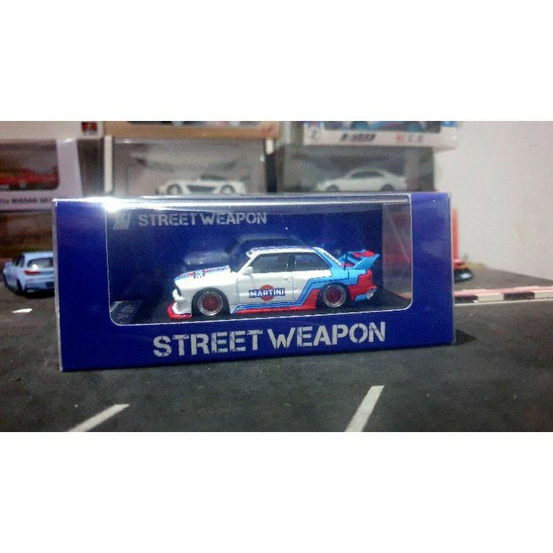 Diecast Street Weapom BMW LTO E30 Martini Racing Segel