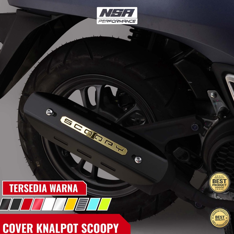 EB COVER KNALPOT SCOOPY TUTUP KNALPOT ALL HONDA SCOOPY COVER KNALPOT SCOOPY TAMENG KNALPOT SCOOPY  N