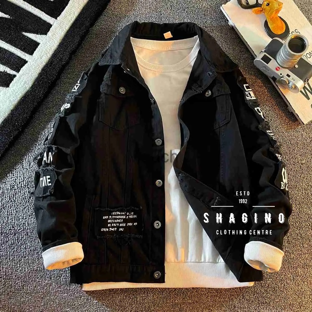 Shagino | Terbaru Jaket Jeans / Jaket Jeans Pria / Jaket Jeans Wanita / Jaket Jeans Korea / Jaket Je