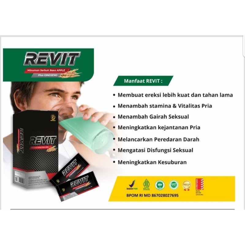 REVIT RENNER MINUMAN SUPLEMEN RASA APEL