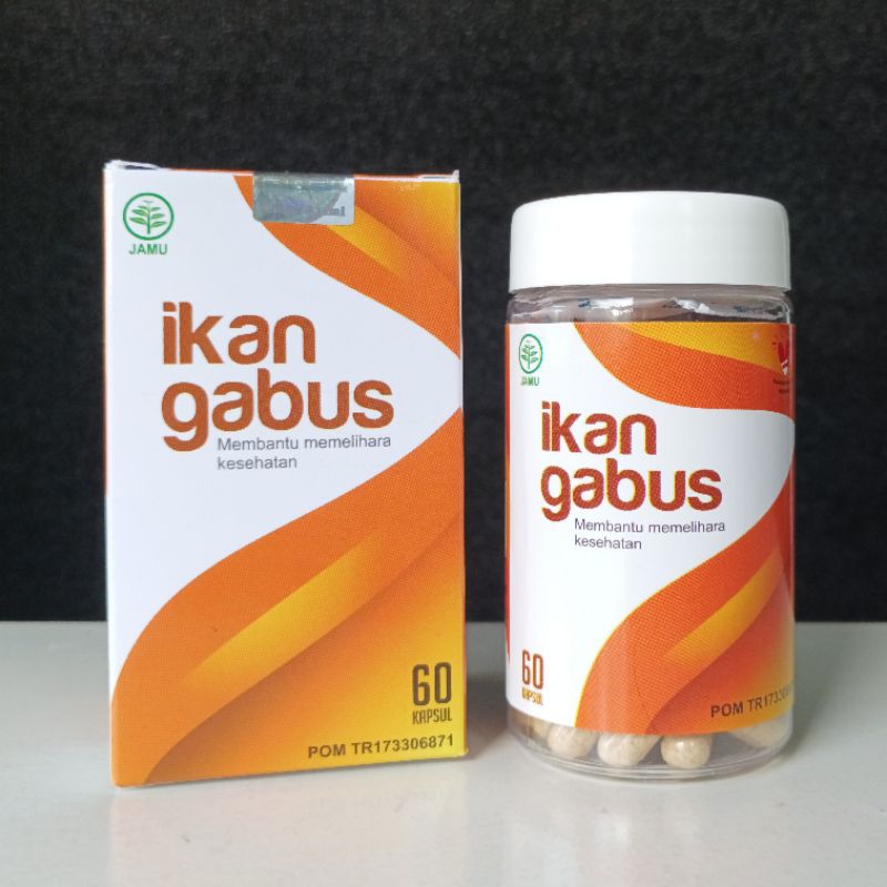 IKAN GABUS - Kapsul Ekstrak Ikan Gabus Obat Luka Suplemen Protein Albumin