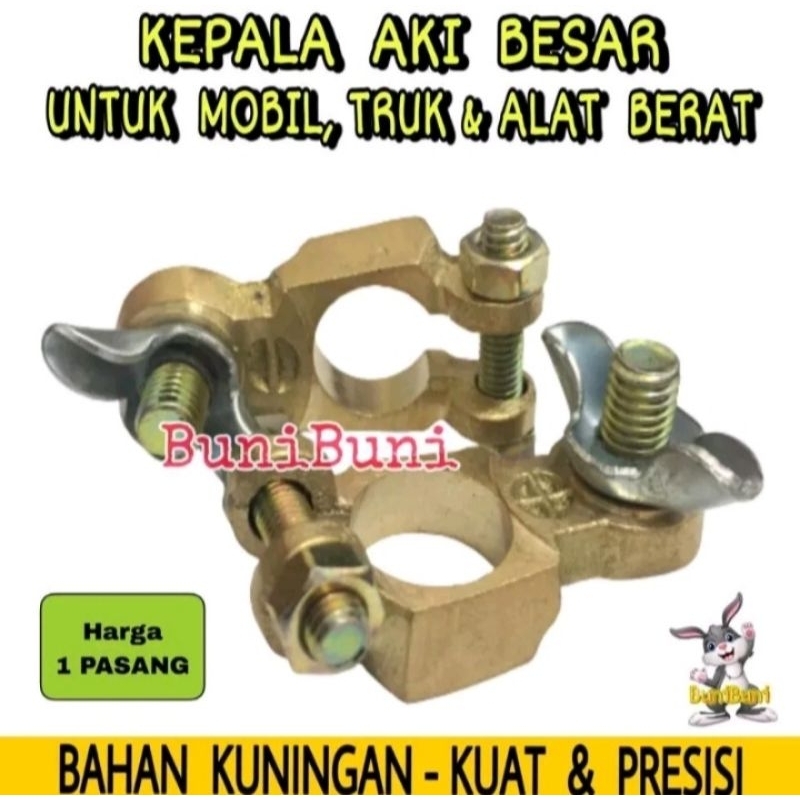 kepala aki besar terminal aki mobil