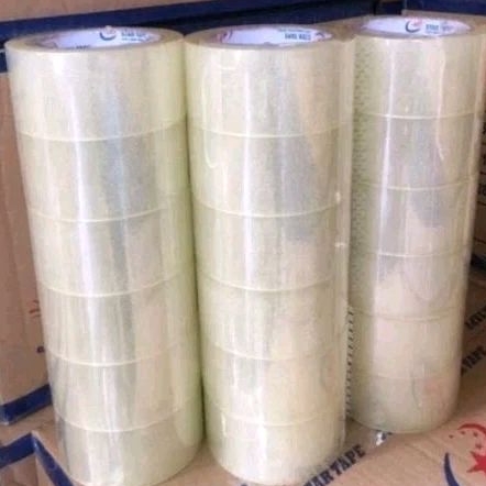 

Lakban Murah 2 inch 48mm x 60 yard, Lakban Bening 1 slop/ 6 rol