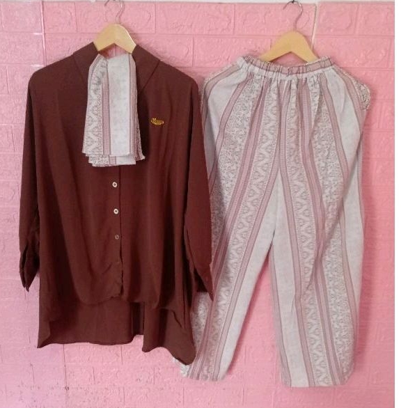 setelan celana hijab