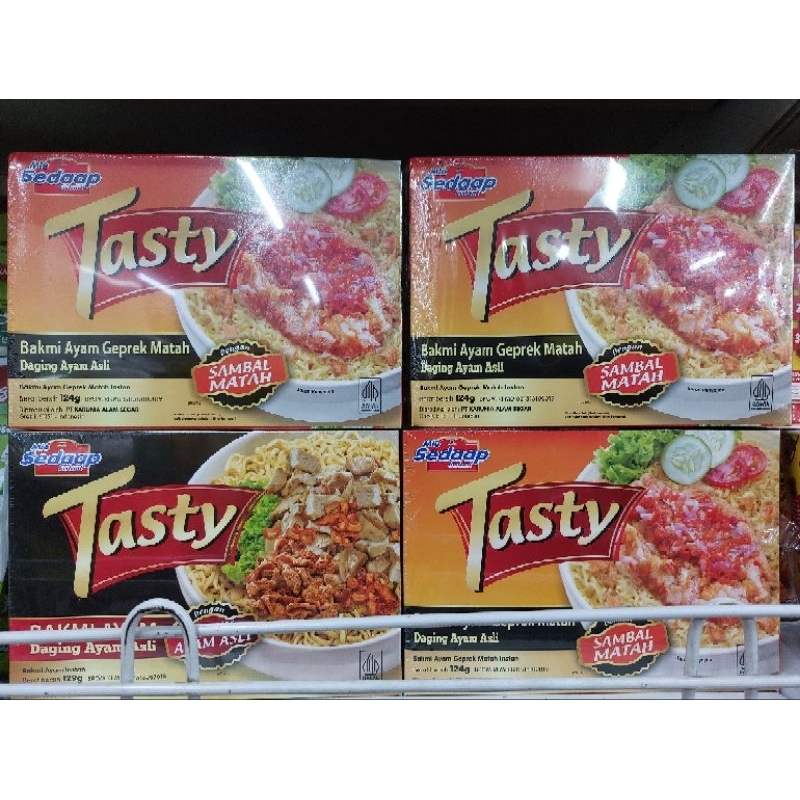 

KZ - mie sedaap tasty bakmi ayam kriuk & bakmi ayam geprek matah 124g