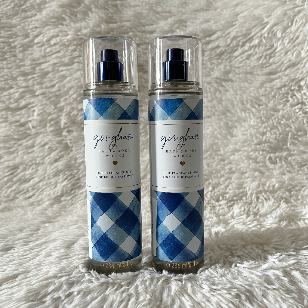 SALE BBW Bath and Body Works Body Mist Parfum Fragrance 236 ml Gingham