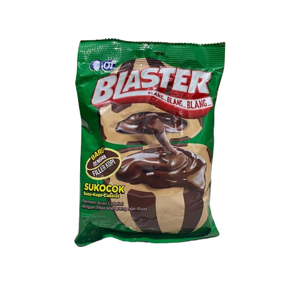 

Permen Blaster All Varian /Nepolitan/Sukocok/Barely/Chocomint/ @125gr