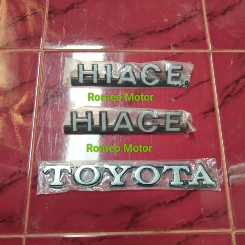 Emblem Toyota Hiace Lama || Hiace Jadul Bensin Dan Solar