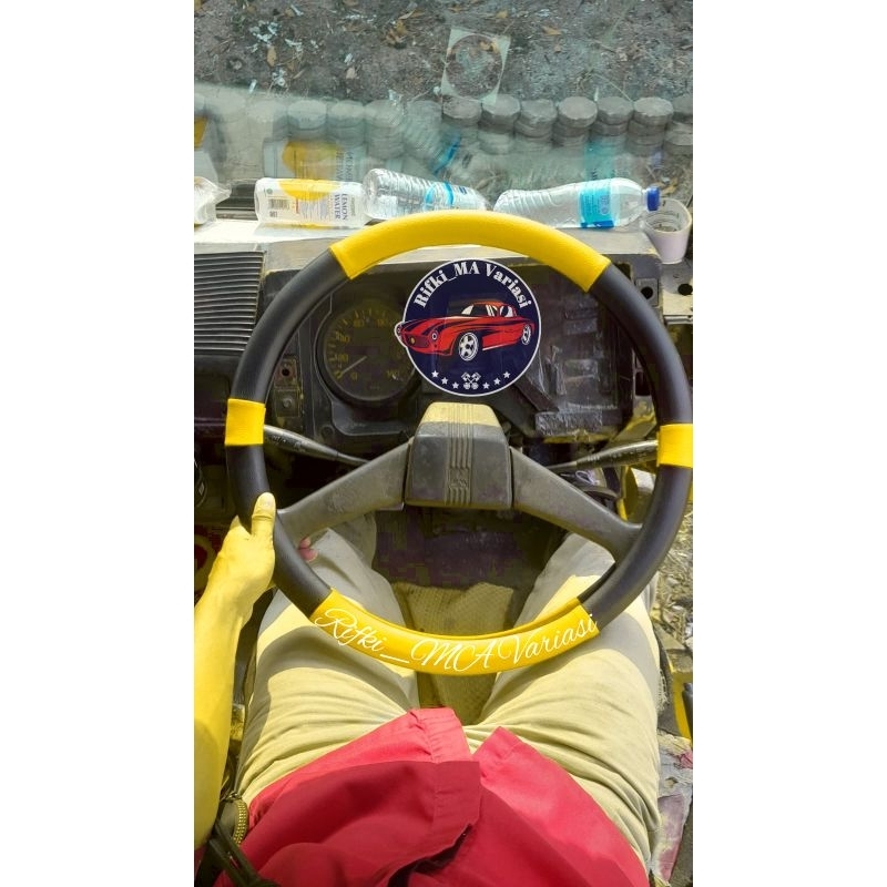 Sarung stir mobil Fuso tronton Hino Ranger Fuso fighter cover stir mobil truk besar tronton variasi 