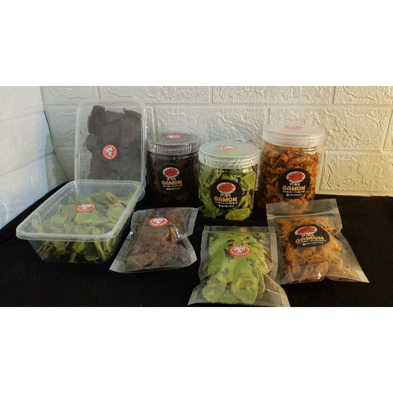 

Kripik pisang lumer coklat