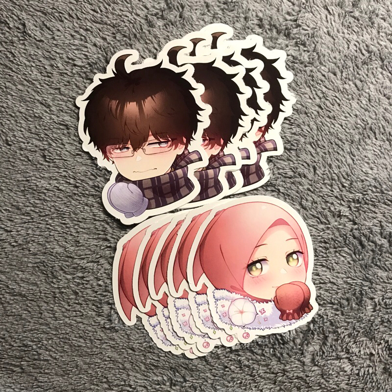 

❤ Sticker Vinyl Moon Flower