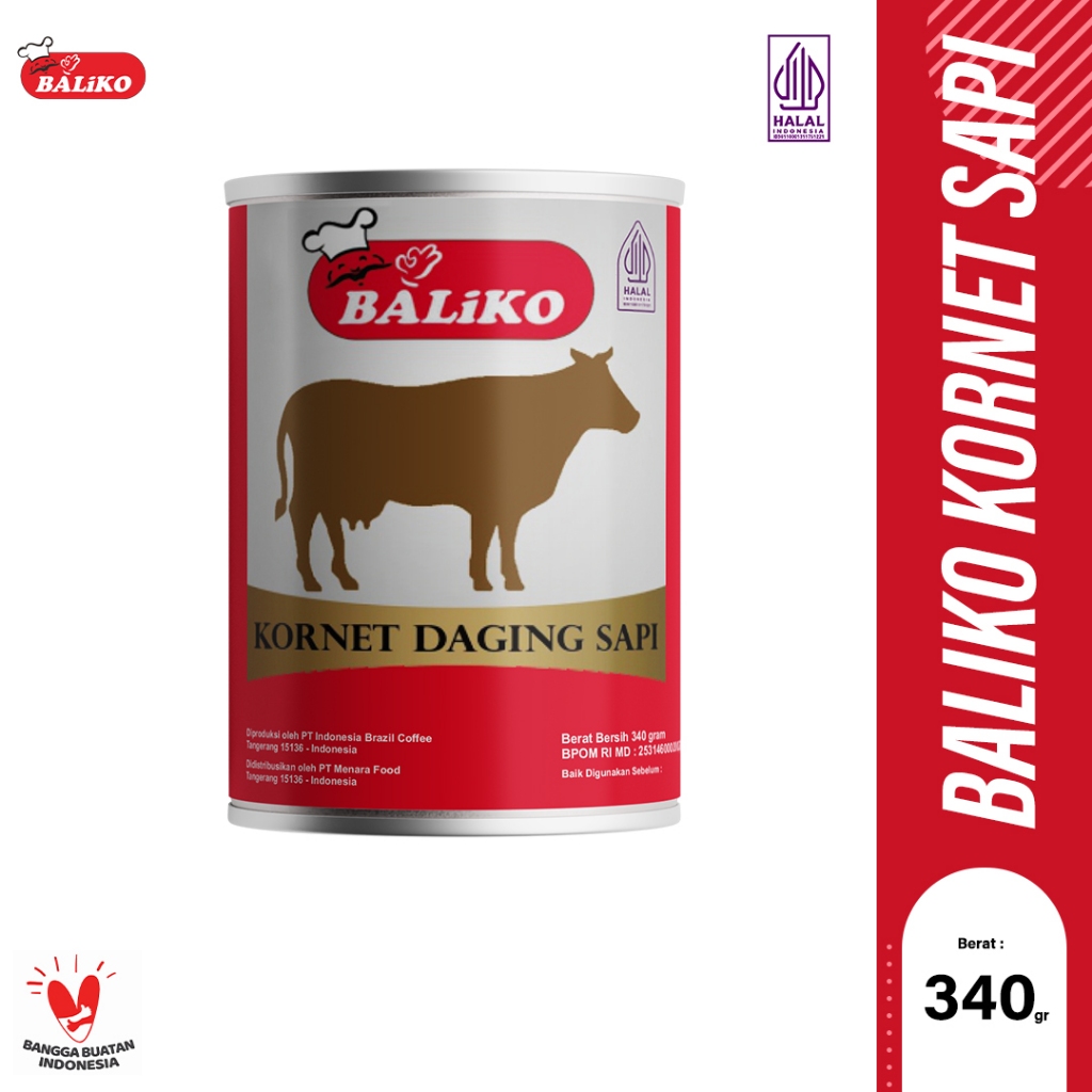 

Baliko Kornet Daging Sapi Premium 340gr