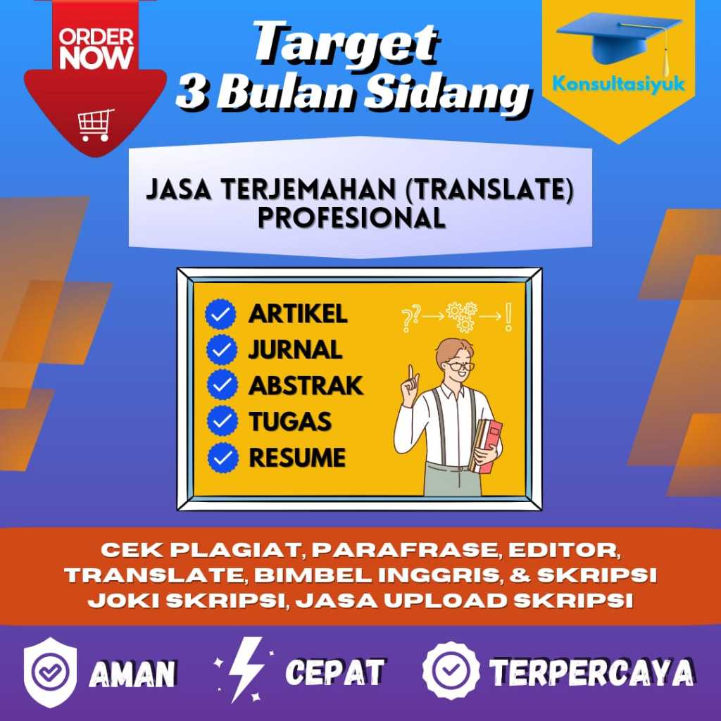 (READY) Jasa Translate/Terjemah/Alih Bahasa Inggris-Indonesia Artikel Ilmiah, Abstrak, Jurnal Intern