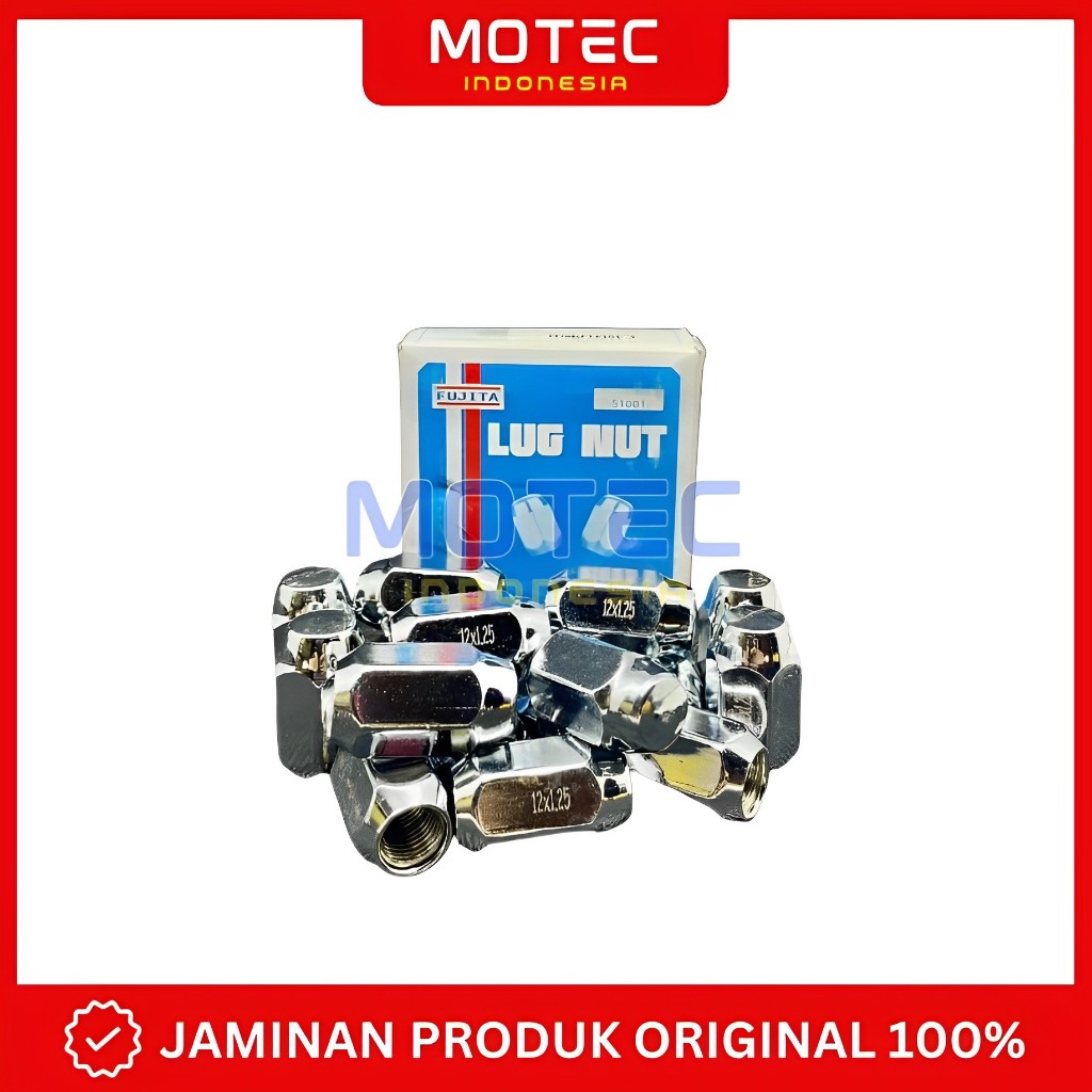 Mur Racing Mur Roda Mobil Kunci 19 1.25 Merk Fujita Original