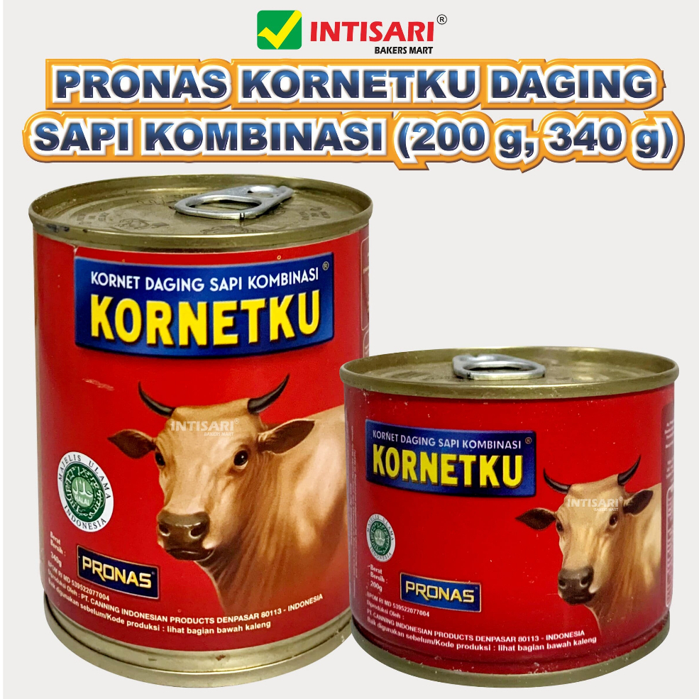 

PRONAS KORNETKU DAGING SAPI (200 G, 340 G)