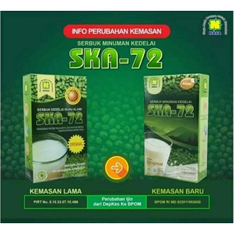 

SKAO Ska-72 Serbuk Kedelai Hijau Alami Pilihan Herbal Nasa Bisa COD