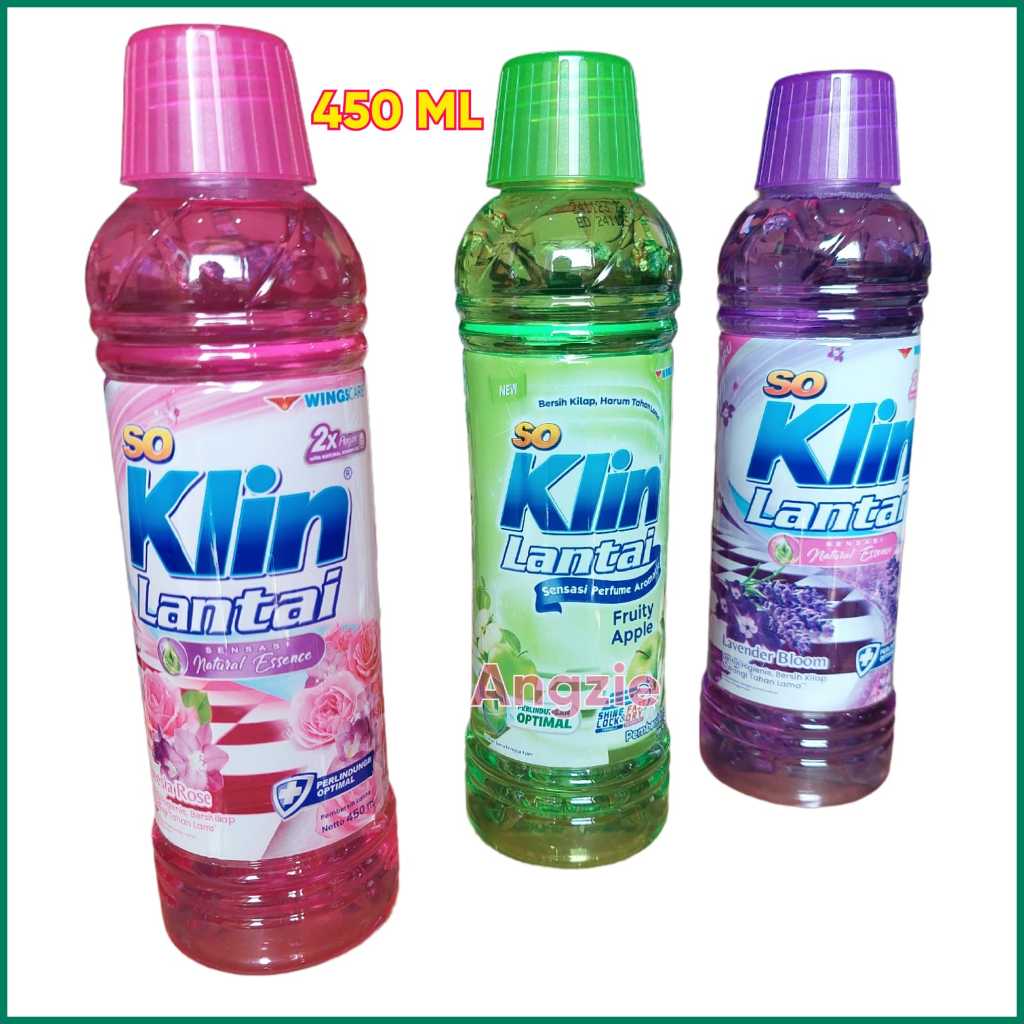 Soklin lantai kemasan botol 450 ML