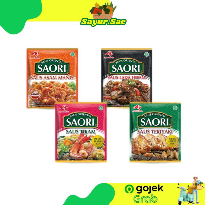 

SAORI Saus Tiram/Teriyaki /Asam Manis/Lada hitam