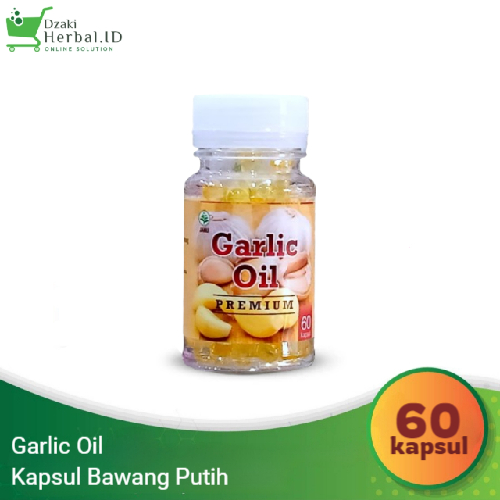 Garlic Oil Murni 60 Kapsul / Ekstrak Bawang putih / Bawang Putih Kapsul