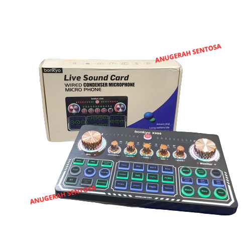 Soundcard Bonkyo X 998 - Soundcard live bluetooth Recording