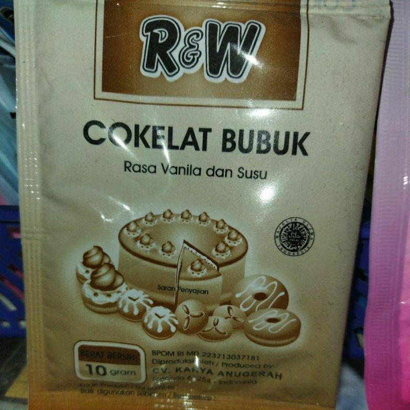 

COKLAT BUBUK & PEWARNA PUTIH MAKANAN R&W