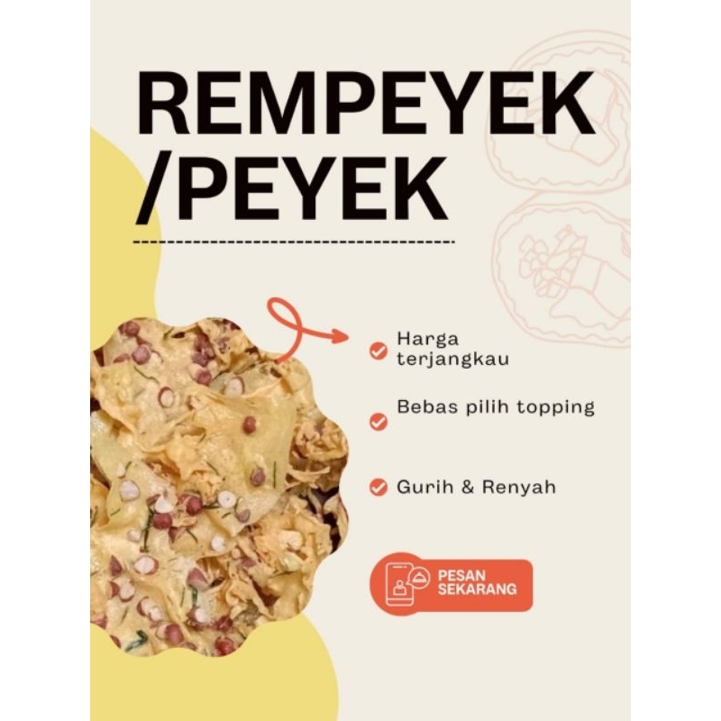 

Rempeyek/peyek udang rebon dan kacang berkualitas 500gr