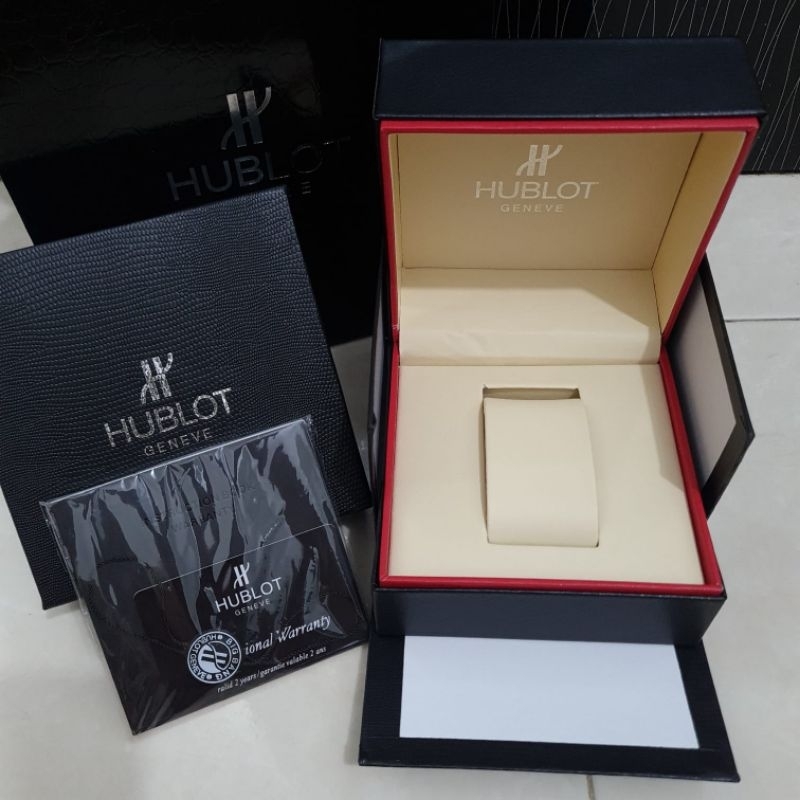 Kotak box jam tangan merk HUBLOT watch model Original fullset