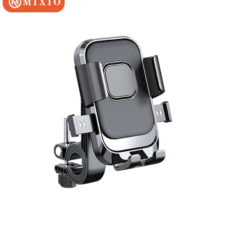 Pkb MIXIO ZM5 Bike Handphone Phone Holder HP Stang Sepeda Motor Spion g Produk Terkini