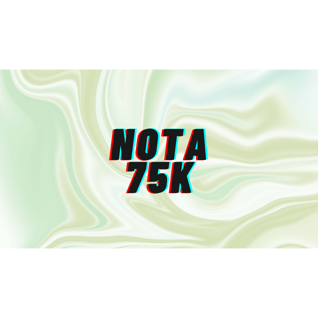 nota 75 ribu