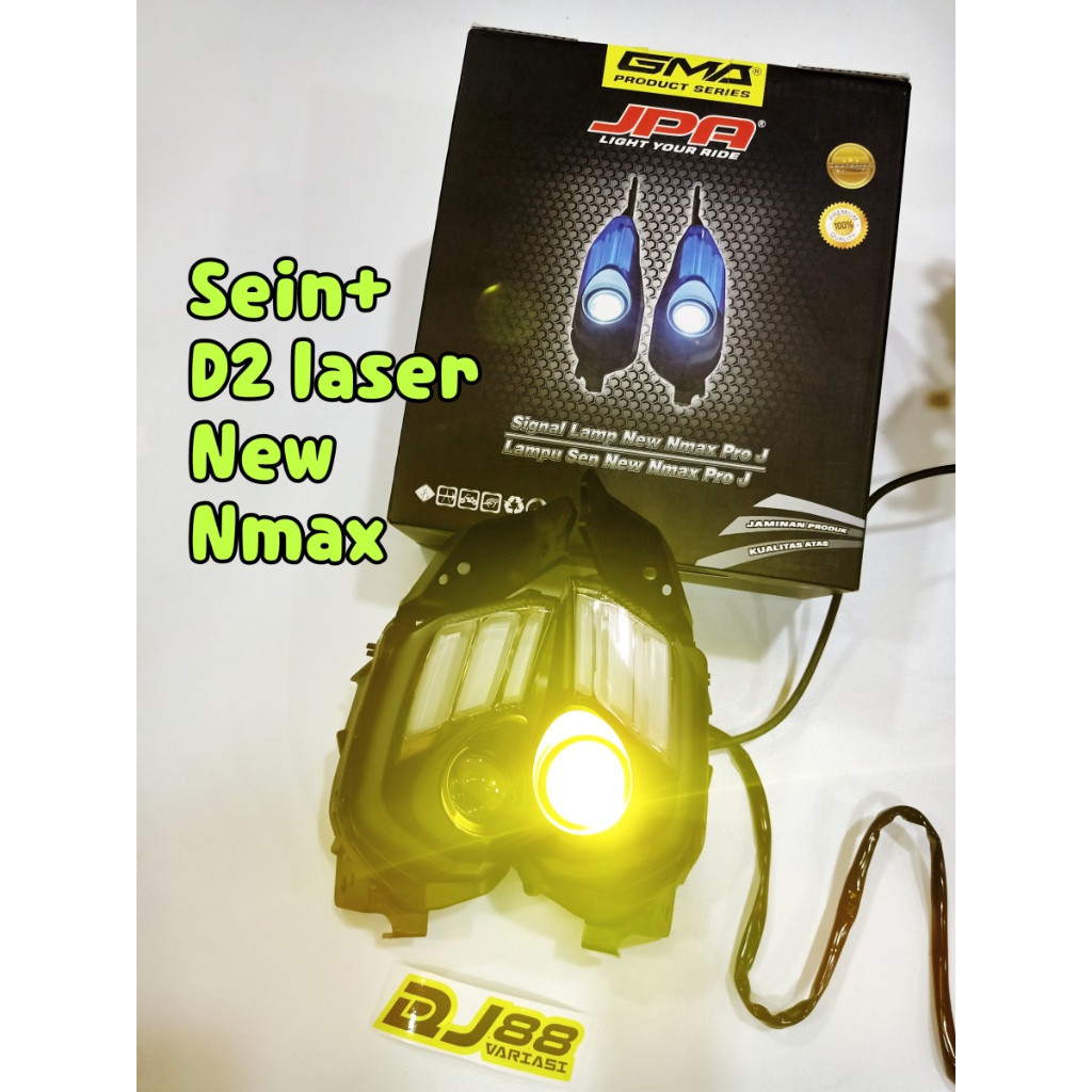 Lampu sein depan new nmax JPA projie d2 laser original