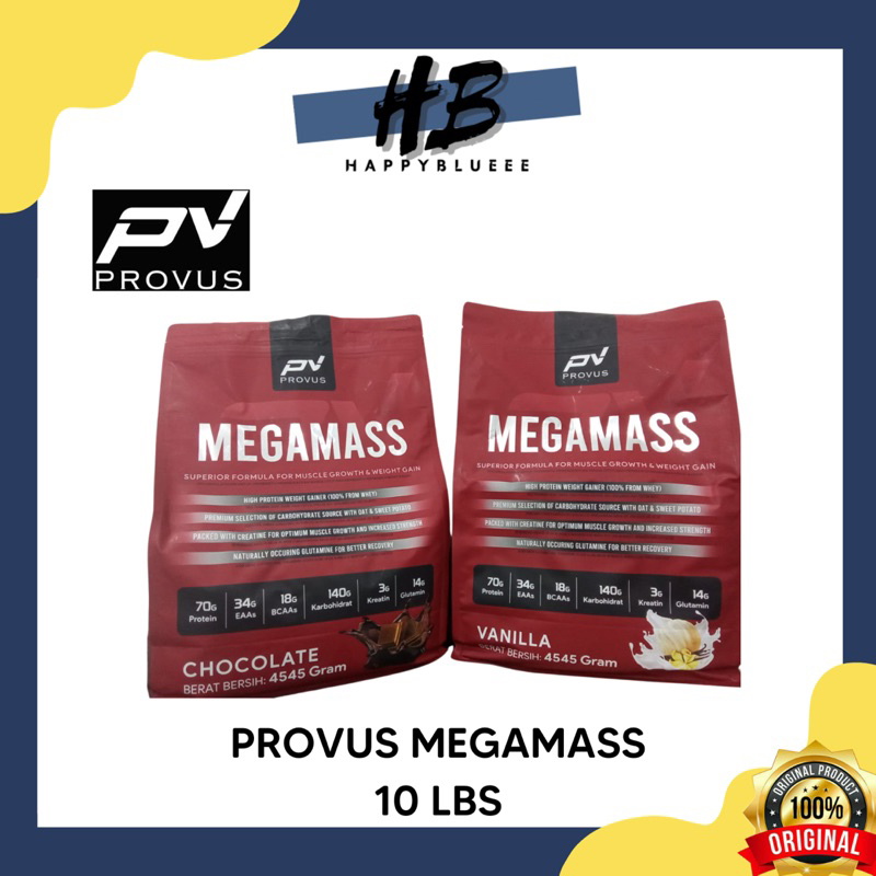PROVUS MEGAMASS MEGA MASS GAINER 10LBS