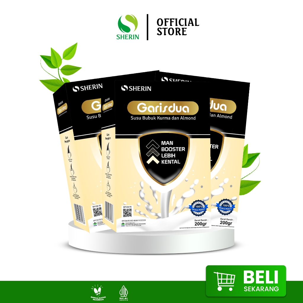 

Susu Garisdua Pria Etawa PREMIUM PROMO BUNDLE SHERIN 3 PCS 200 gram