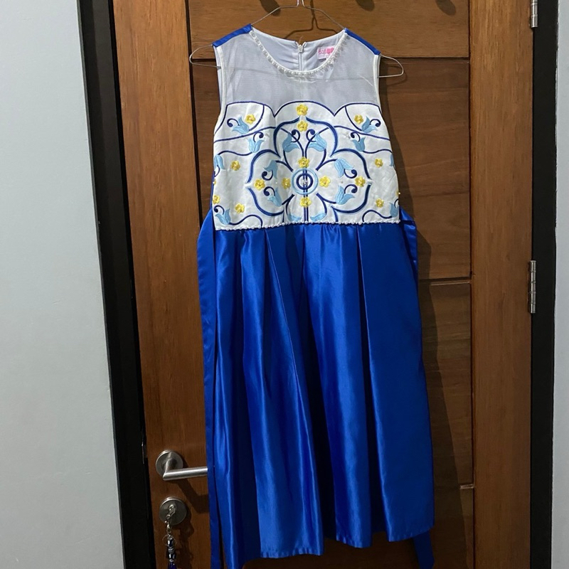 Blue dress Balloon anak