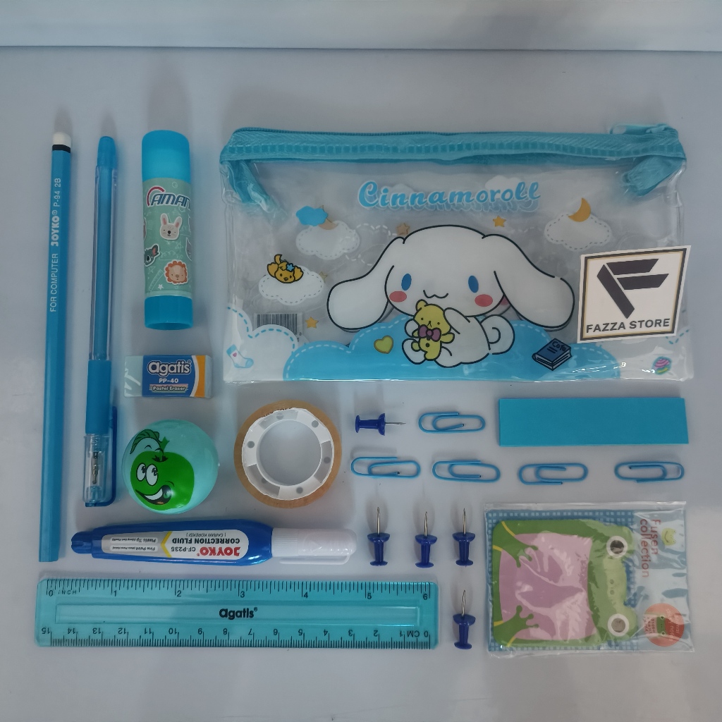

Paket Set Alat Tulis Sekolah 12 in 1 Terlengkap