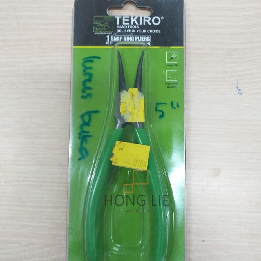 Tekiro Tang Snap Ring 5" Lurus Buka