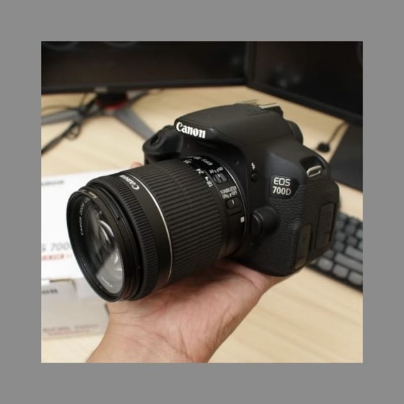 Kamera Canon Seccond produk 700D Fullset ORI