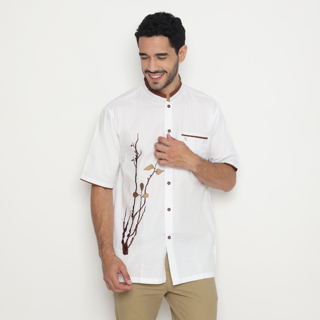 Baju koko Muslim Pria - | Nizar - NK 4 Tree