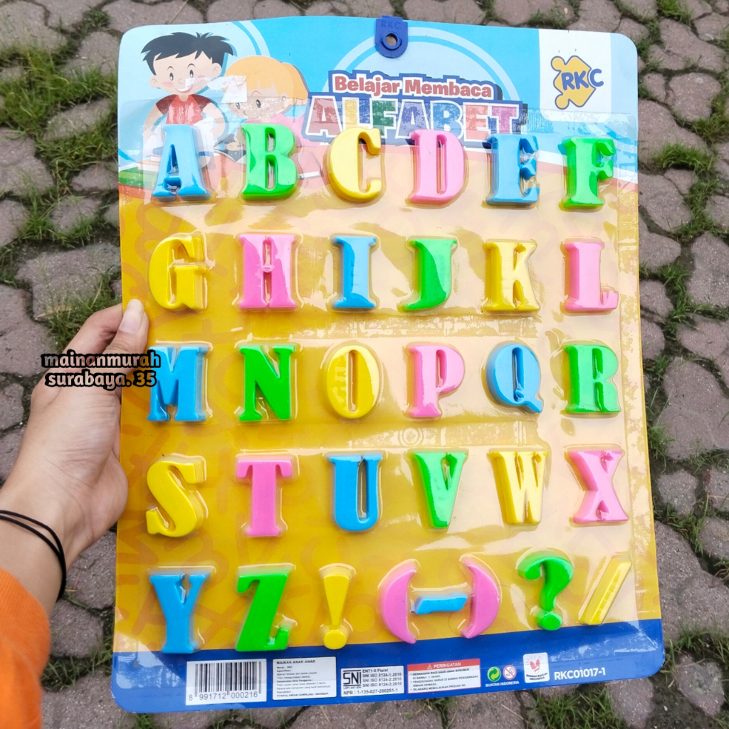 Mainan Belajar Membaca Alphabet Magnetic Number RKC 01017 1 | Mainan Angka Huruf ABC Edukasi Dan Edu