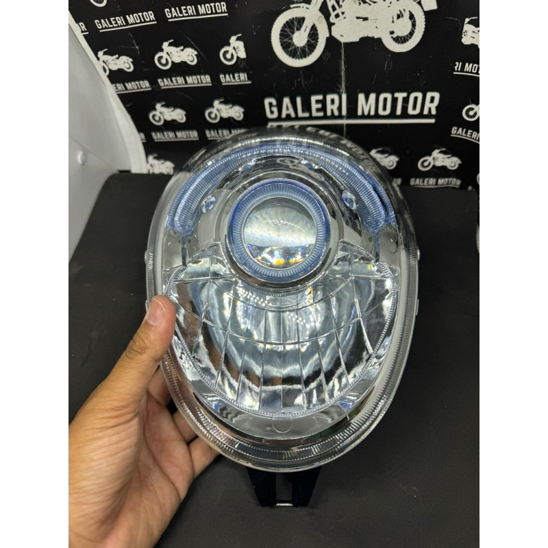 Lampu depan scoopy fi LAMPU DEPAN REFLEKTOR HEADLAMP HONDA SCOOPY FI 2013 2014 2015 2016 2017 - Lamp
