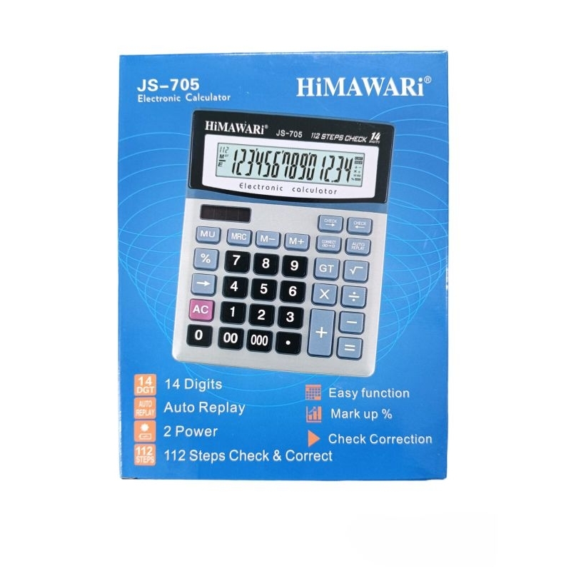 

kalkulator Himawari JS-705 Electronic Calculator JS-705 14 Digits