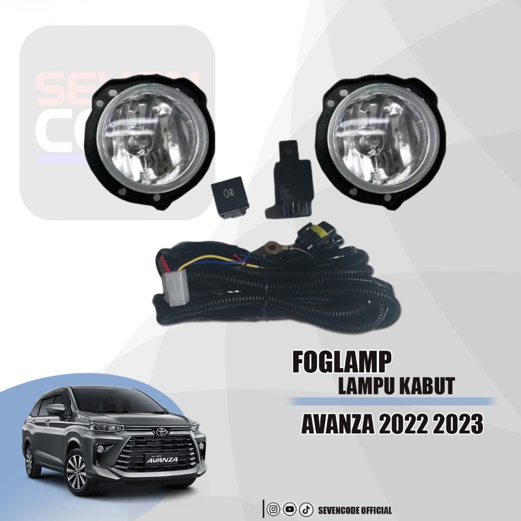 FOGLAMP AVANZA FACELIFT 2022 LAMPU FOGLAMP AVANZA XENIA FACELIFT 2022