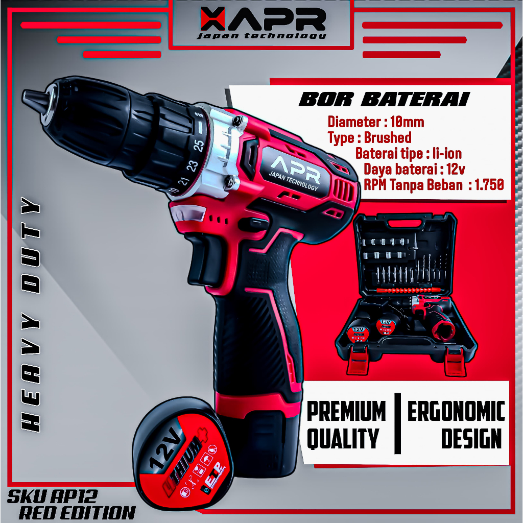 MAKITA BOR CORDLESS BERGARANSI RESMI COD MURAH BOR BATREI YANG READY APR JAPAN 12V AP12