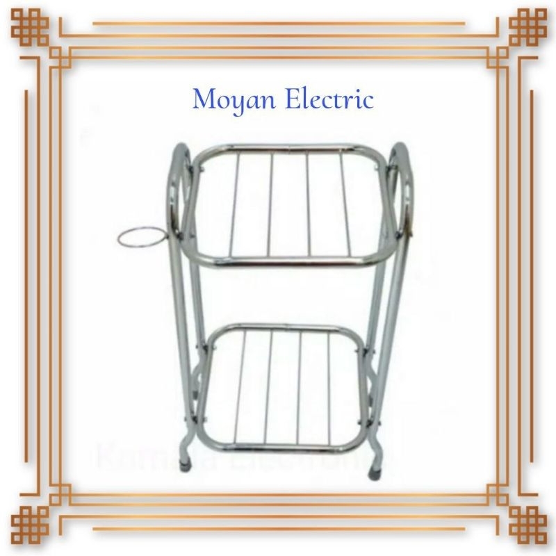 Rak Meja Dispenser Magic com Stainless 2susun